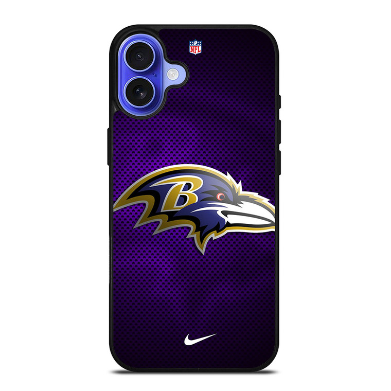 BALTIMORE RAVENS NFL NIKE iPhone 16 Case Cover