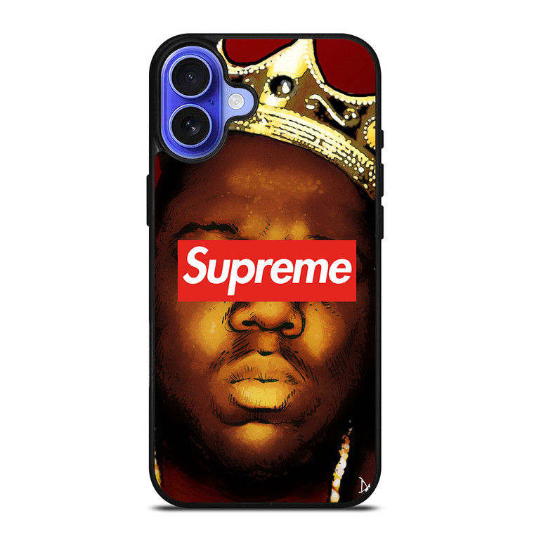 BIGGIE SMALLS NOTORIUOS SUPREME iPhone 16 Case Cover