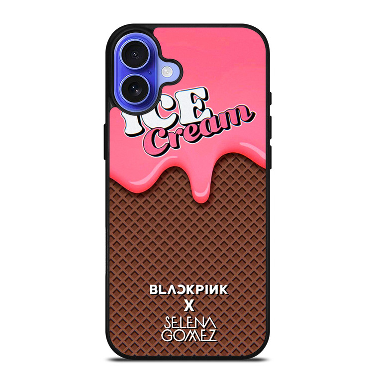 BLACK PINK SELENA GOMEZ ICE CREAM iPhone 16 Case Cover