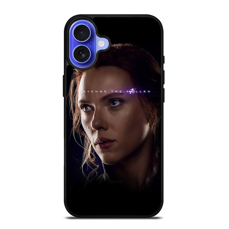 BLACK WIDOW FACE AVENGERS THE FALLEN iPhone 16 Case Cover