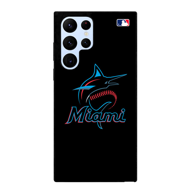 MIAMI MARLINS MLB LOGO Samsung Galaxy S22 Ultra Case Cover