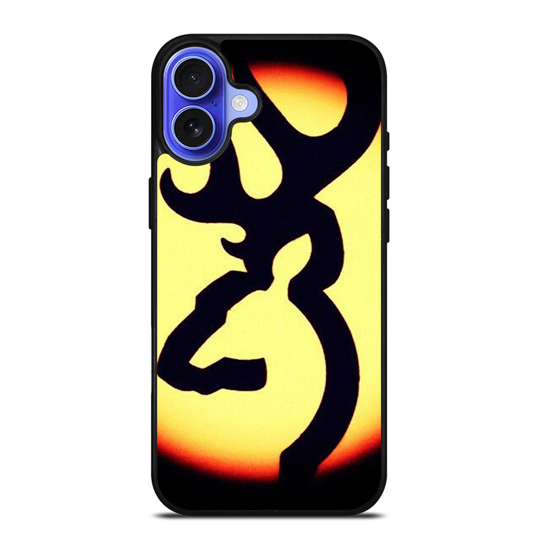BROWNING SILHOUETTE LOGO iPhone 16 Case Cover