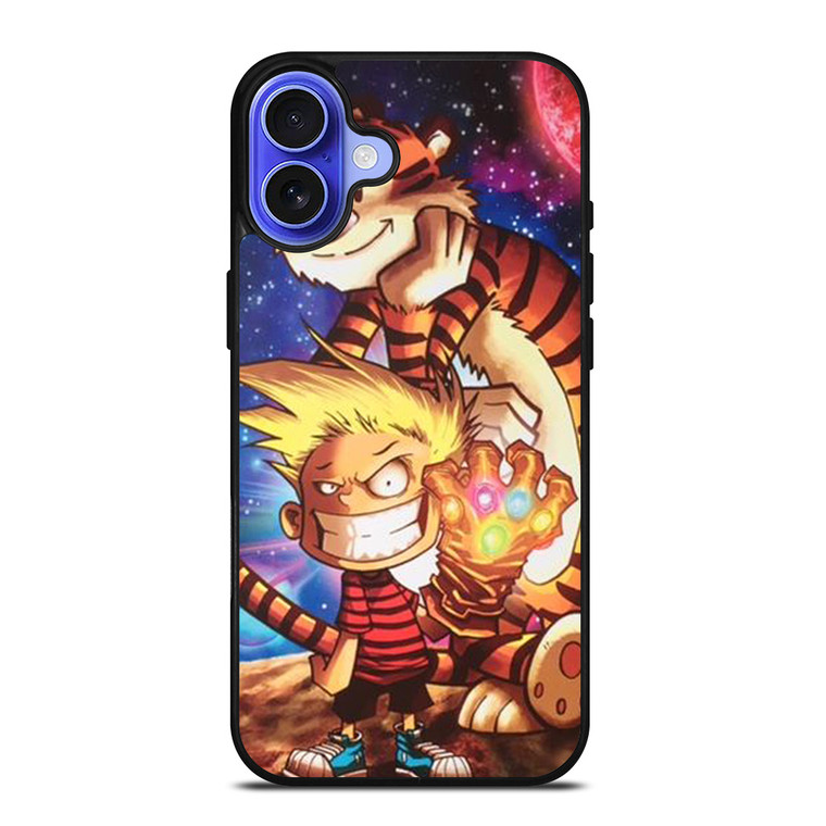 CALVIN AND HOBBES INFINITY GAUNTLET iPhone 16 Case Cover