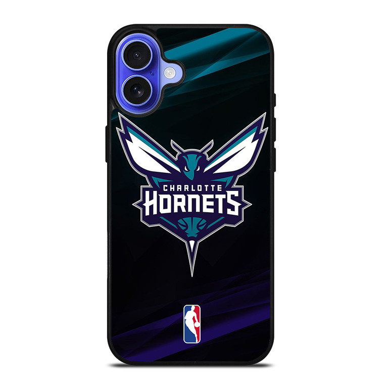 CHARLOTTE HORNETS NBA LOGO iPhone 16 Case Cover
