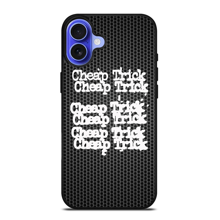 CHEAP TRICK BAND METAL LOGO iPhone 16 Case Cover
