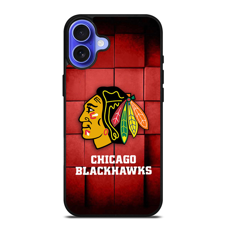 CHICAGO BLACKHAWKS NHL iPhone 16 Case Cover