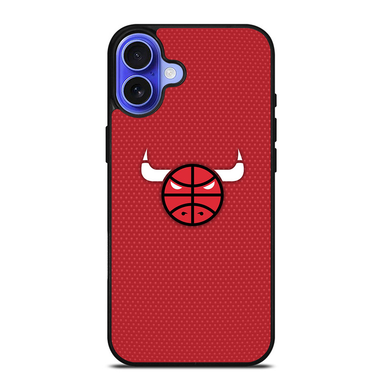 CHICAGO BULLS LOGO FAN ART iPhone 16 Case Cover