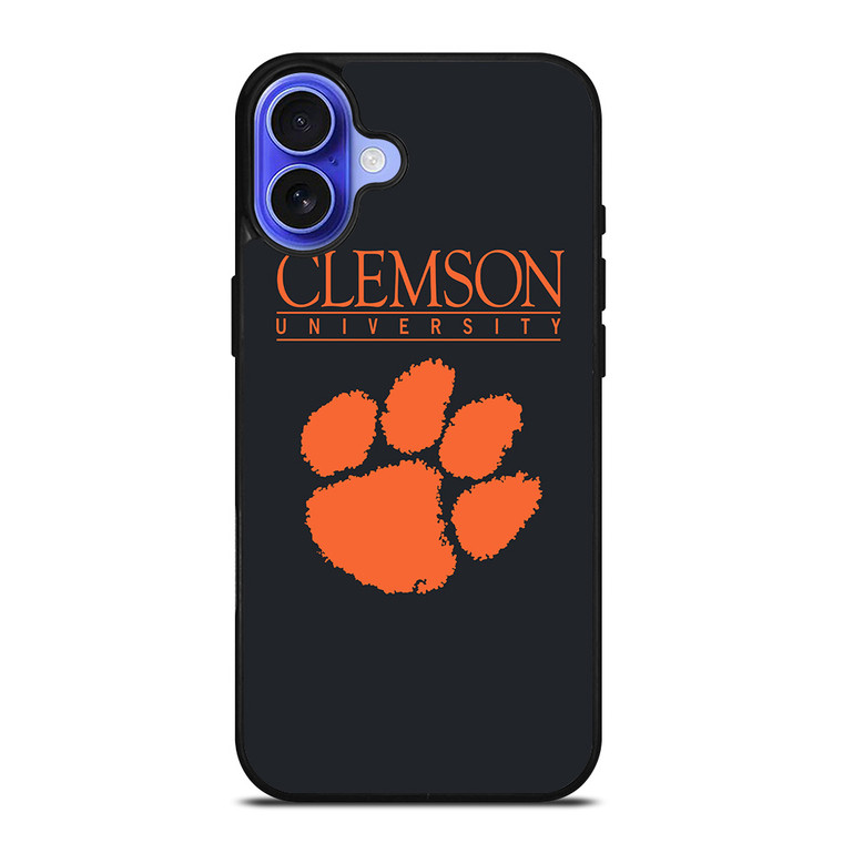 CLEMSON TIGERS SIMPEL LOGO iPhone 16 Case Cover