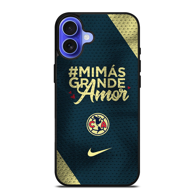CLUB AMERICA MIMAS GRANDE AMOR NIKE iPhone 16 Case Cover