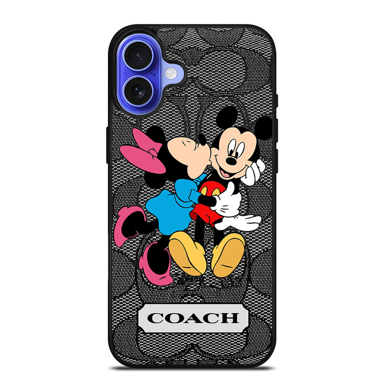 COACH MINNIE MICKEY MOUSE KISS iPhone 16 Case Cover