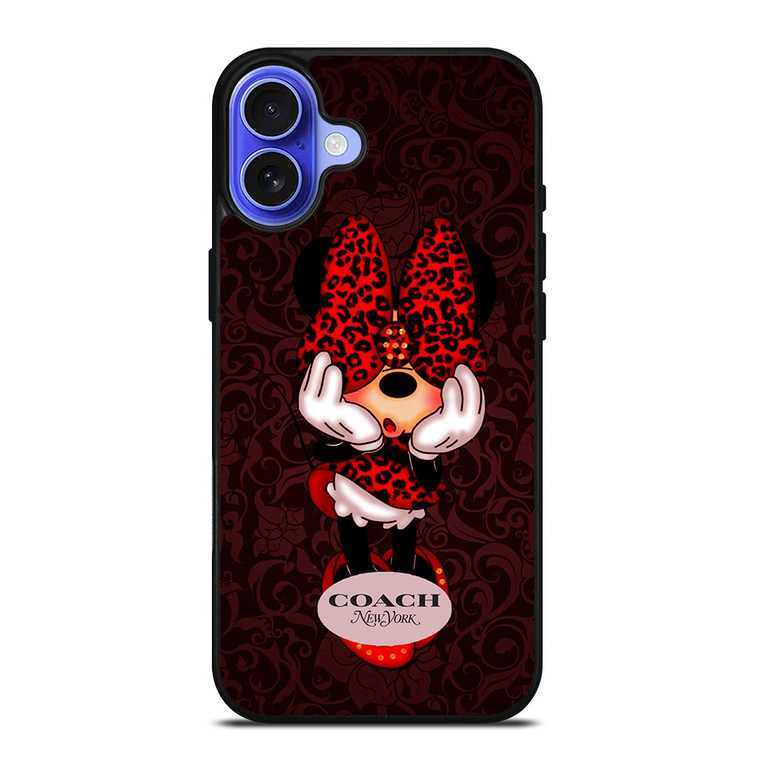 COACH MINNIE MOUSE NEW YORK iPhone 16 Case Cover