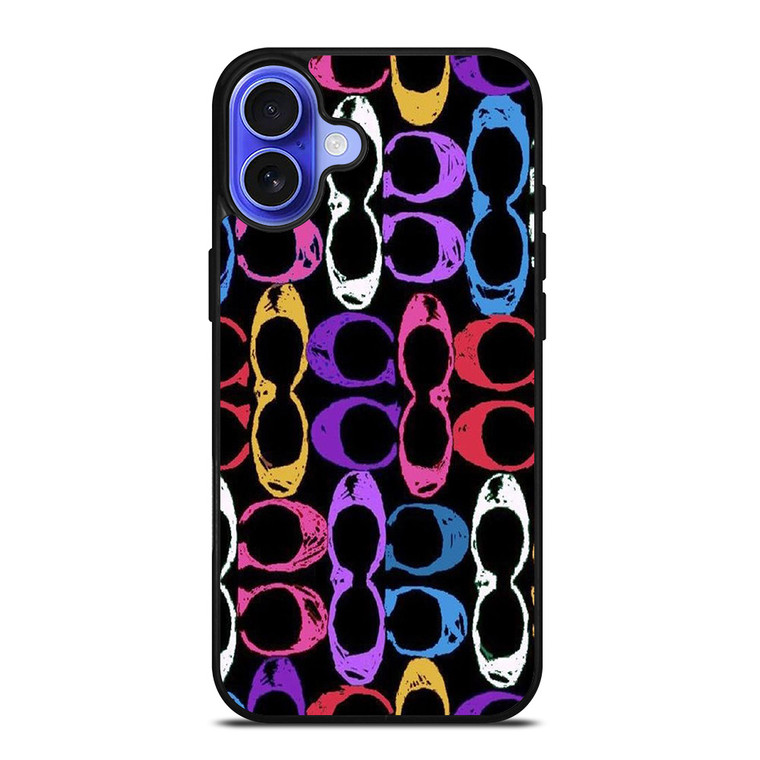 COACH NEW YORK ART LOGO iPhone 16 Case Cover