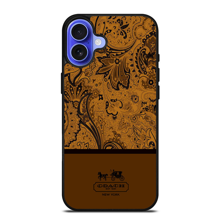 COACH NEW YORK BATIK iPhone 16 Case Cover