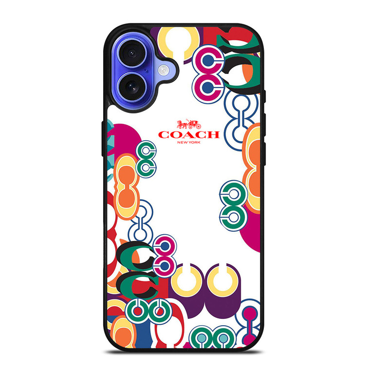 COACH NEW YORK COLOR iPhone 16 Case Cover
