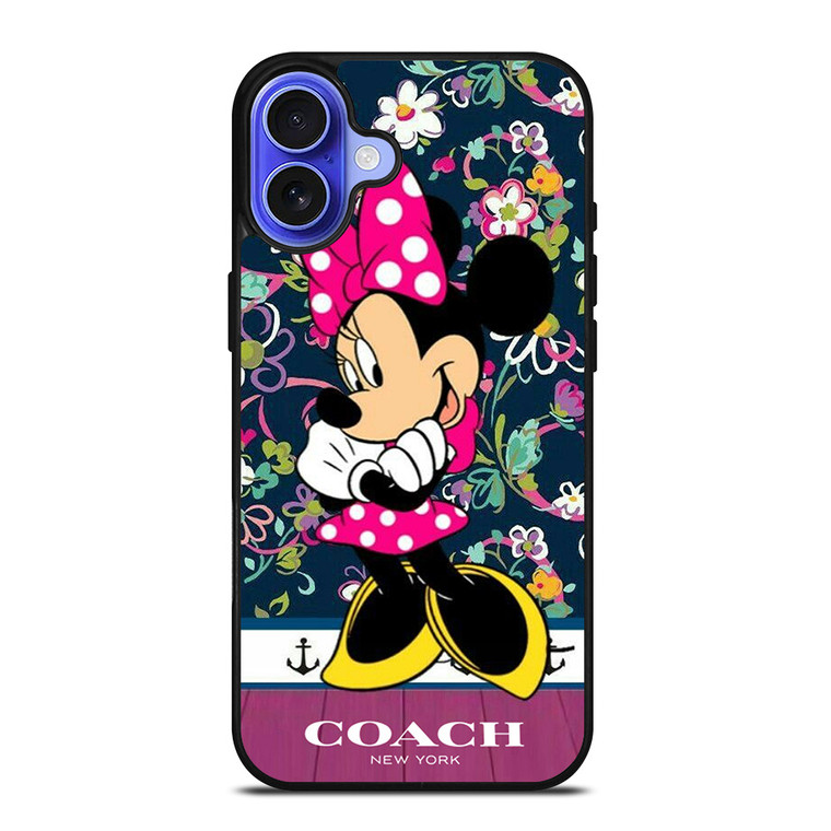 COACH NEW YORK CUTE MICKEY MOUSE iPhone 16 Case Cover
