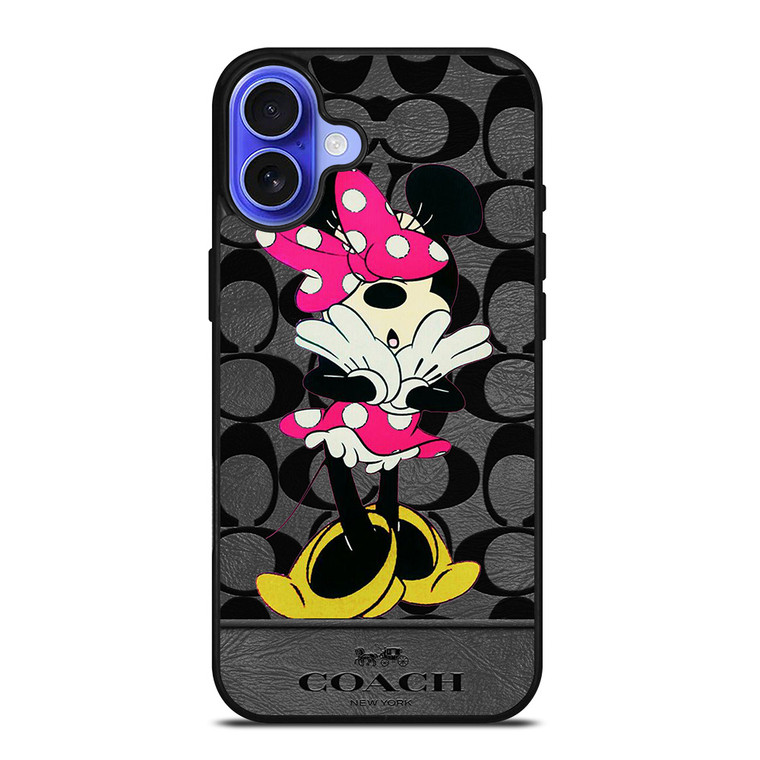 COACH NEW YORK MINNIE MOUSE iPhone 16 Case Cover