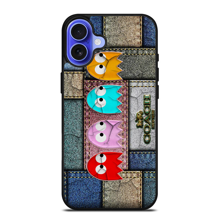 COACH NEW YORK PAC MAN iPhone 16 Case Cover