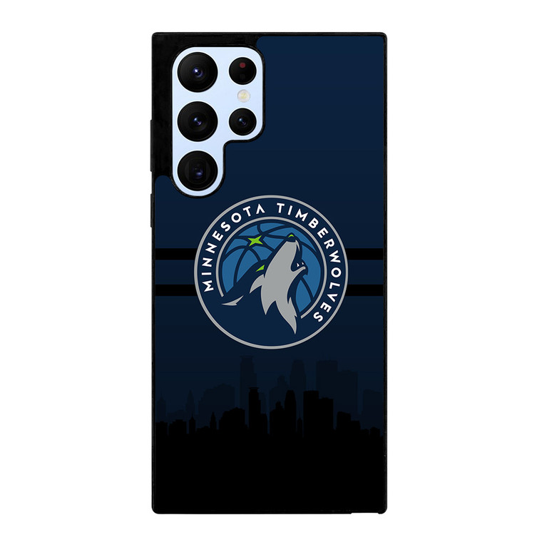 MINNESOTA TIMBERWOLVES NBA SKYLINE Samsung Galaxy S22 Ultra Case Cover