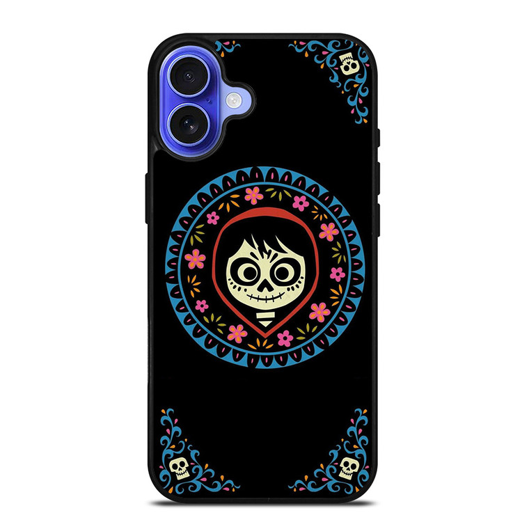 COCO DISNEY MIGUEL SKULL ART iPhone 16 Case Cover