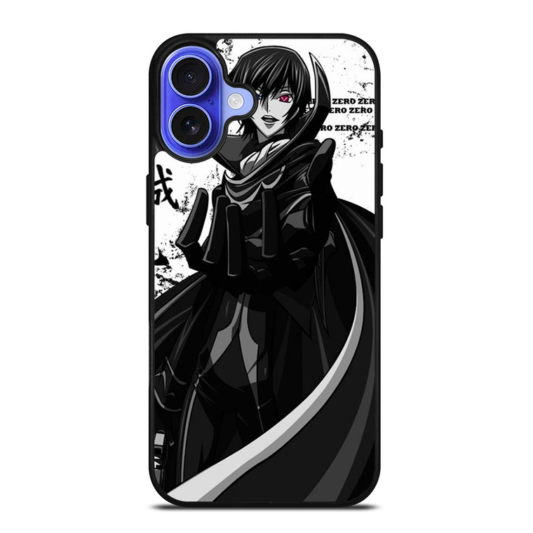 CODE GEASS ZERO iPhone 16 Case Cover