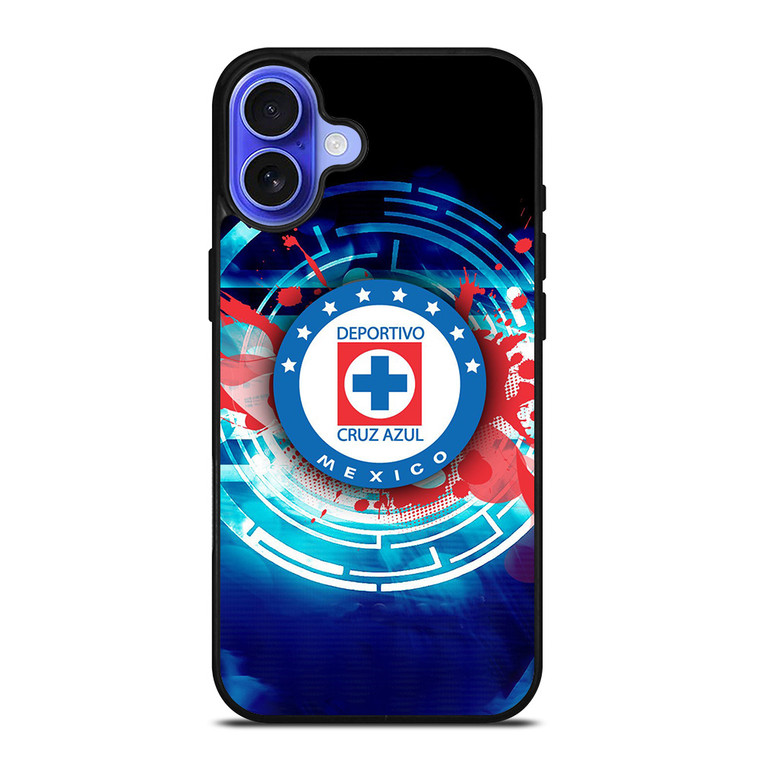 CRUZ AZUL FOOTBALL CLUB LOGO iPhone 16 Case Cover