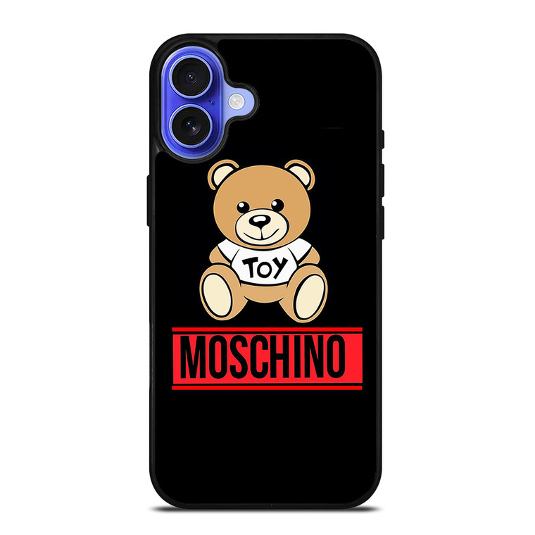 CUTE MOSCHINO TEDDY BEAR iPhone 16 Case Cover