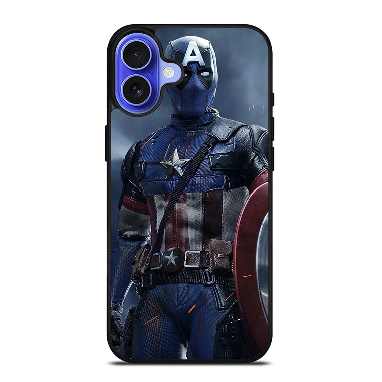 DEADPOOL CAPTAIN AMERICA MARVEL iPhone 16 Case Cover