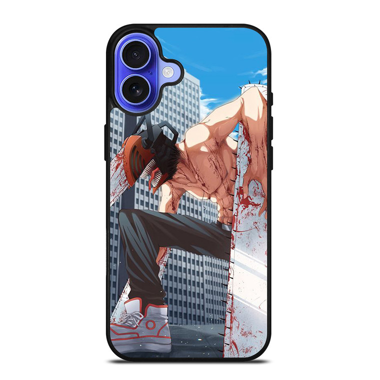 DENJI CHAINSAW MAN MANGA iPhone 16 Case Cover
