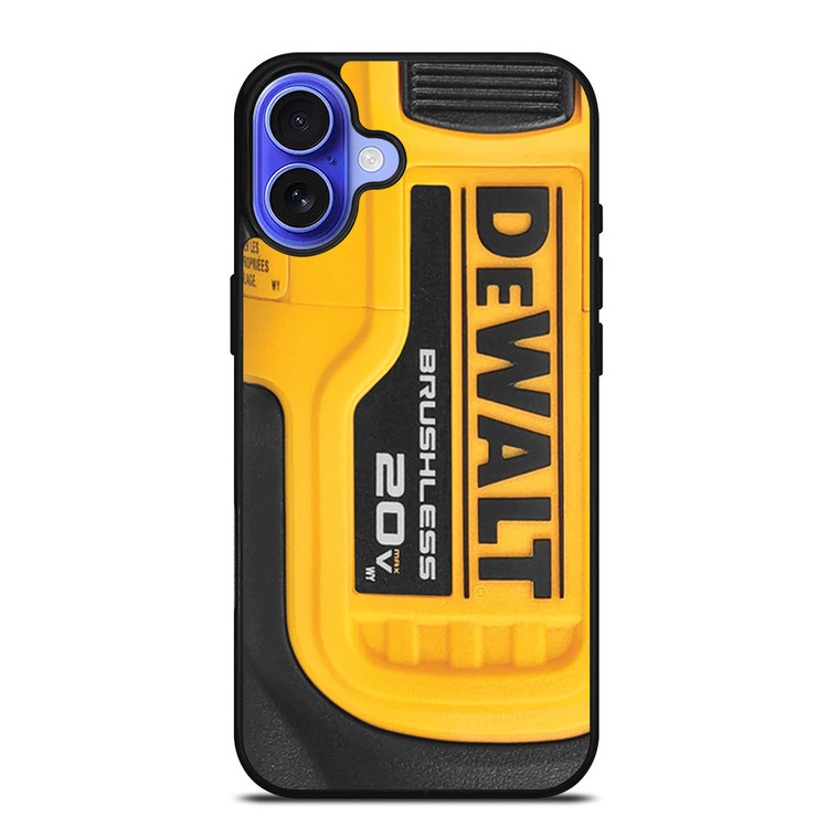 DEWALT BRUSHLESS 20V iPhone 16 Case Cover