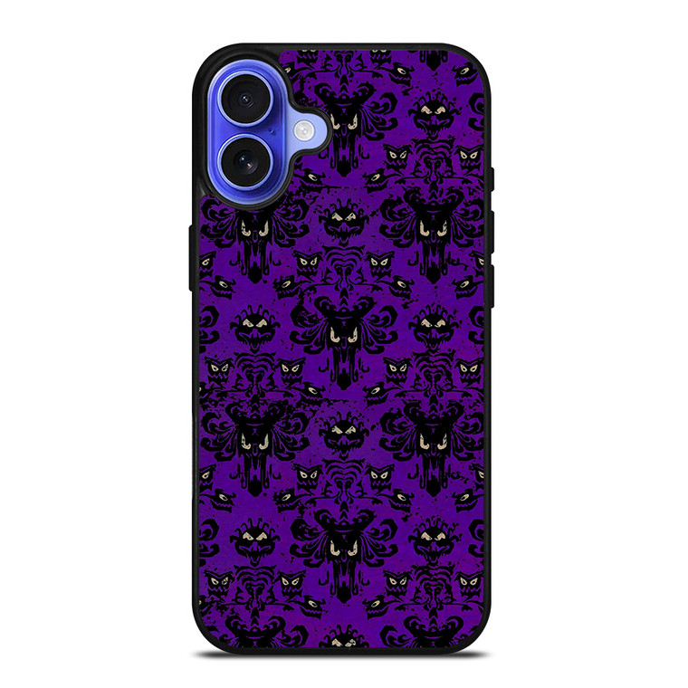DISNEY THE HAUNTED MANSION PATTERN iPhone 16 Case Cover