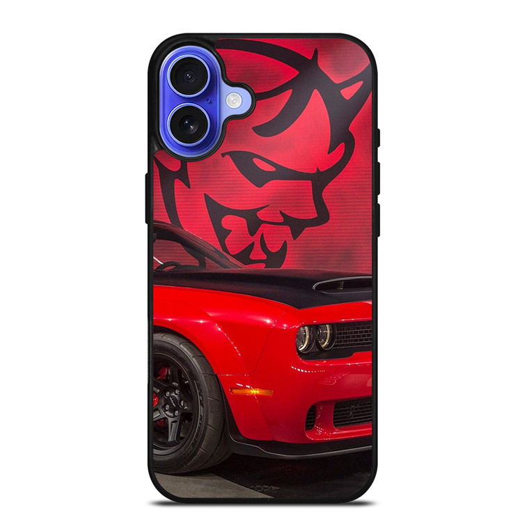 DODGE CAR DEMON LOGO iPhone 16 Case Cover DODGE CAR DEMON LOGO iPhone 16 Case Cover