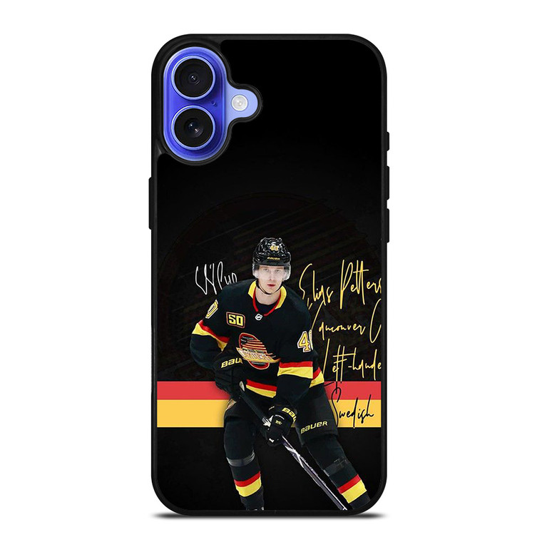 ELIAS PETTERSON VANCOUVER CANUCKS iPhone 16 Case Cover