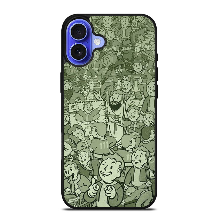 FALLOUT VAULT BOY ALL CHARACTER  iPhone 16 Case Cover