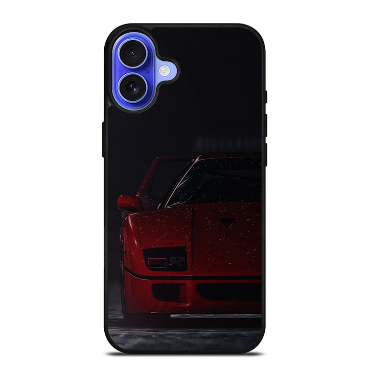 FERRARI F40 VINTAGE SUPERCAR 2 iPhone 16 Case Cover