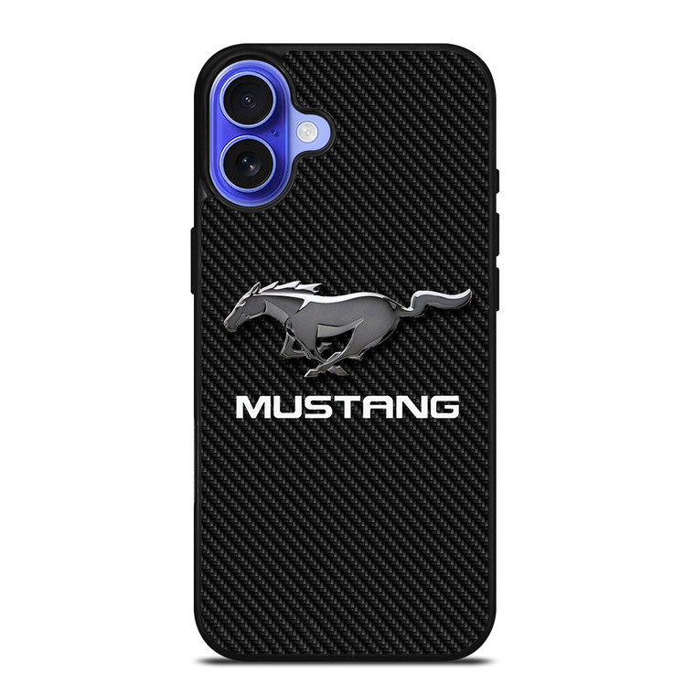 FORD MUSTANG CARBOON iPhone 16 Case Cover