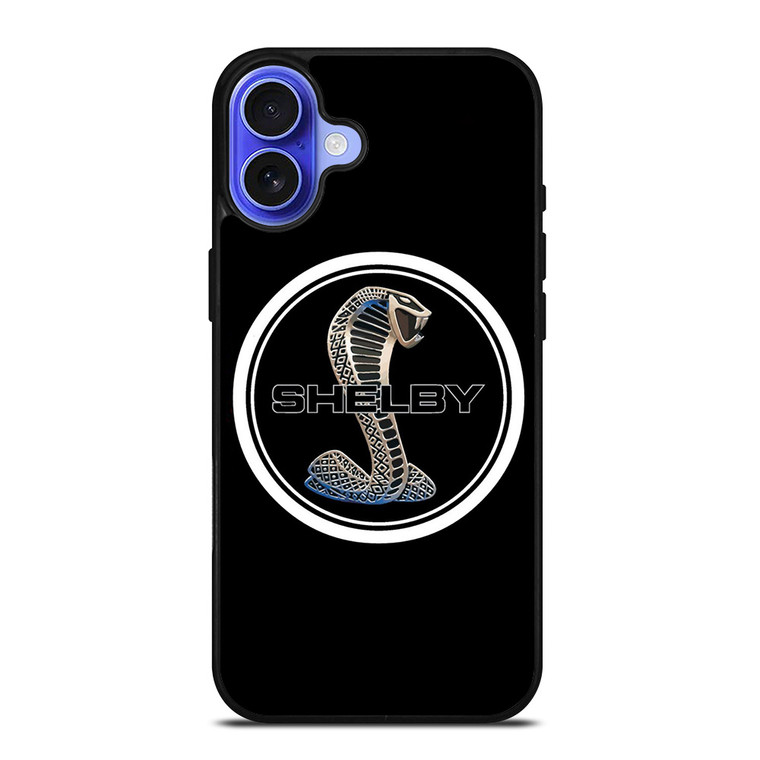 FORD MUSTANG SHELBY METAL LOGO iPhone 16 Case Cover