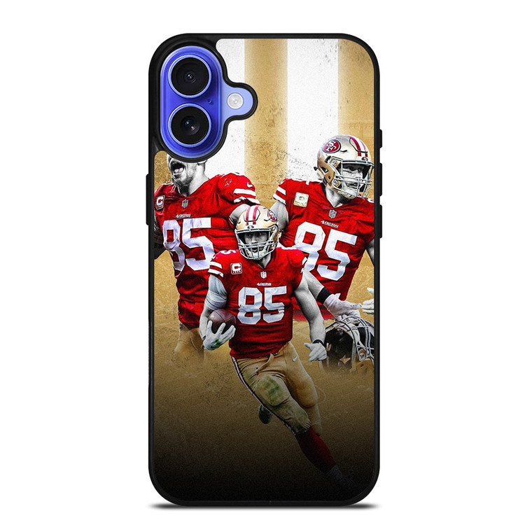 GEORGE KITTLE SAN FRANCISCO 49ERS MLB 2 iPhone 16 Case Cover