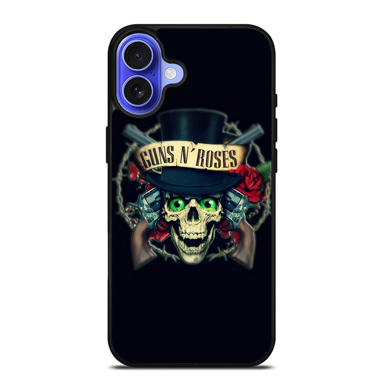 GUNS N ROSES SKULL LOGO iPhone 16 Case Cover