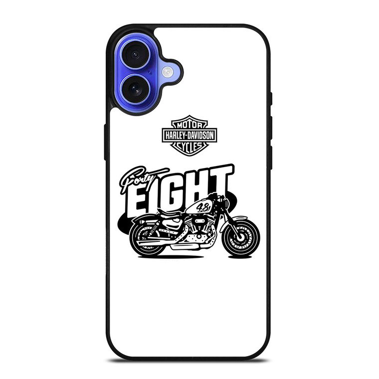 HARLEY DAVIDSON FORTY EIGHT ART iPhone 16 Case Cover