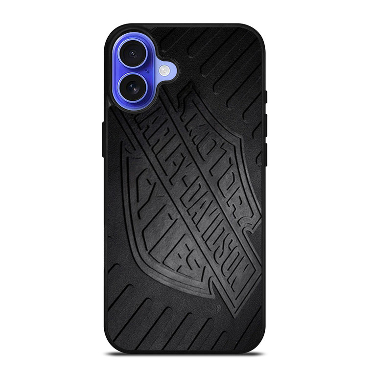 HARLEY DAVIDSON METAL LOGO iPhone 16 Case Cover
