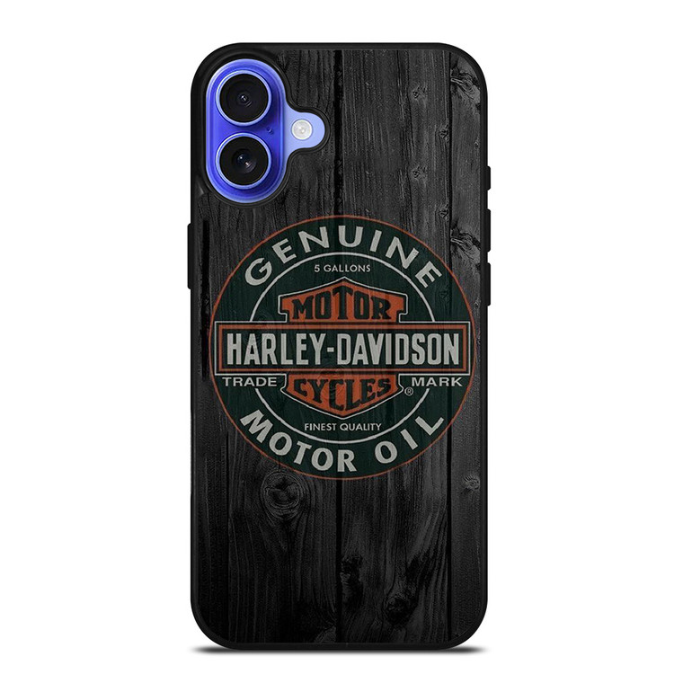 HARLEY DAVIDSON OIL BADGE iPhone 16 Case Cover