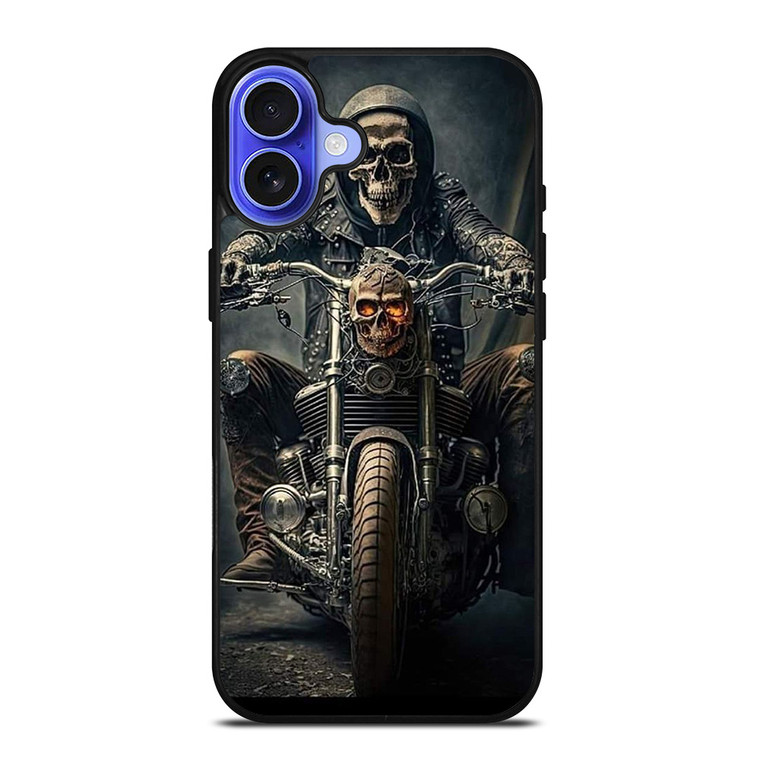 HARLEY DAVIDSON SKULL ACT iPhone 16 Case Cover