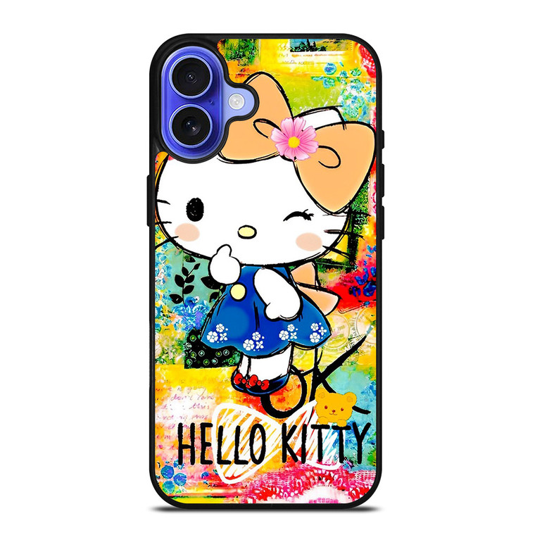 HELLO KITTY ART iPhone 16 Case Cover