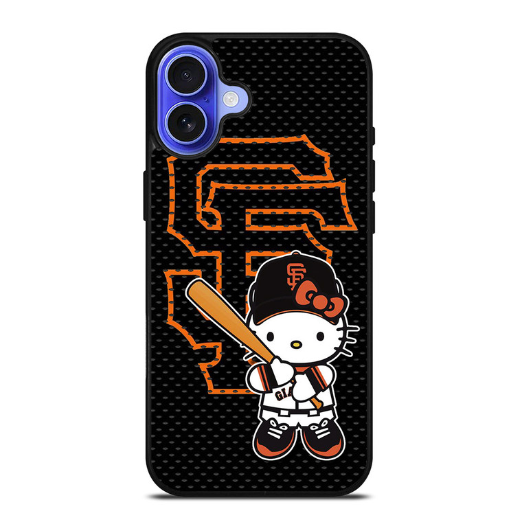 HELLO KITTY SAN FRANCISCO GIANTS MLB iPhone 16 Case Cover