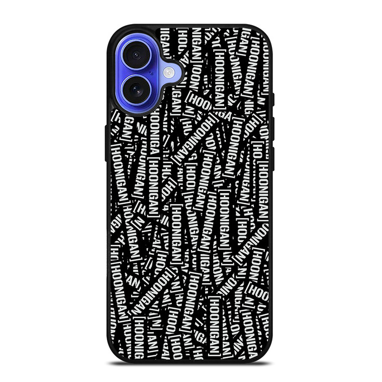 HOONIGAN RACING PATTERN iPhone 16 Case Cover
