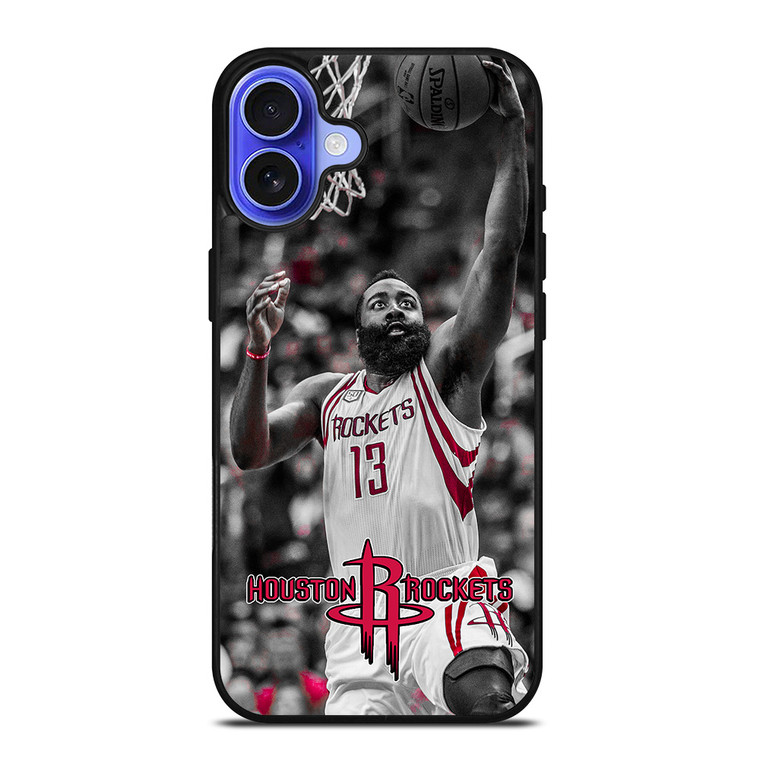 JAMES HARDEN DUNK HOUSTON ROCKETS iPhone 16 Case Cover