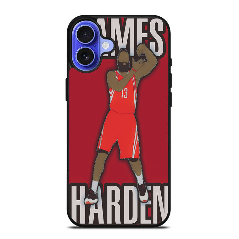 JAMES HARDEN HOUSTON ROCKETS CARTOON iPhone 16 Case Cover