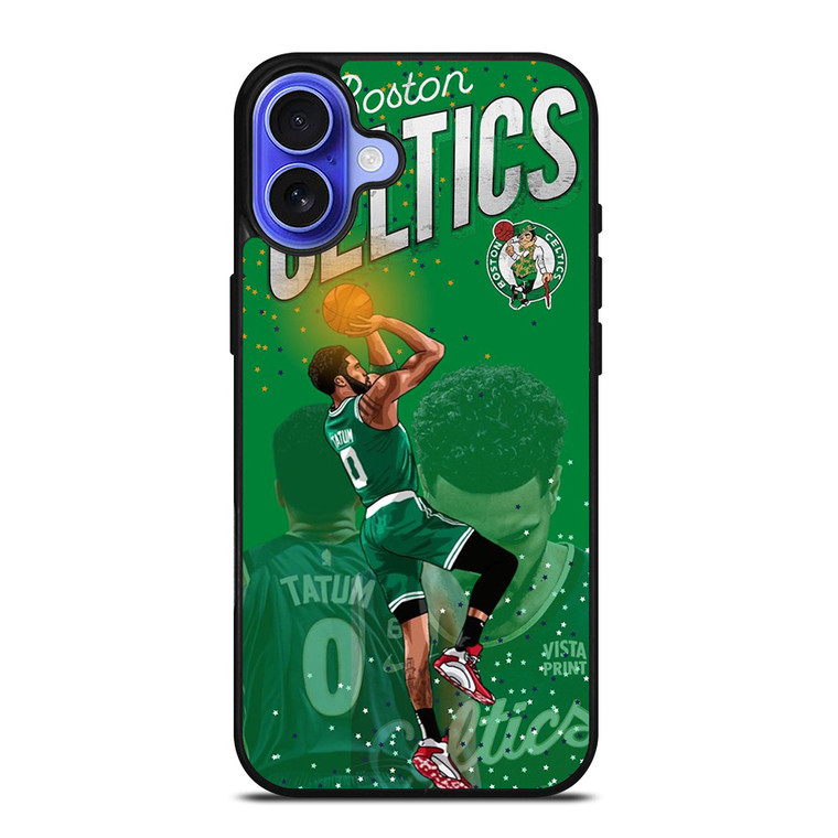 JAYSON TATUM SHOOT BOSTON CELTICS iPhone 16 Case Cover