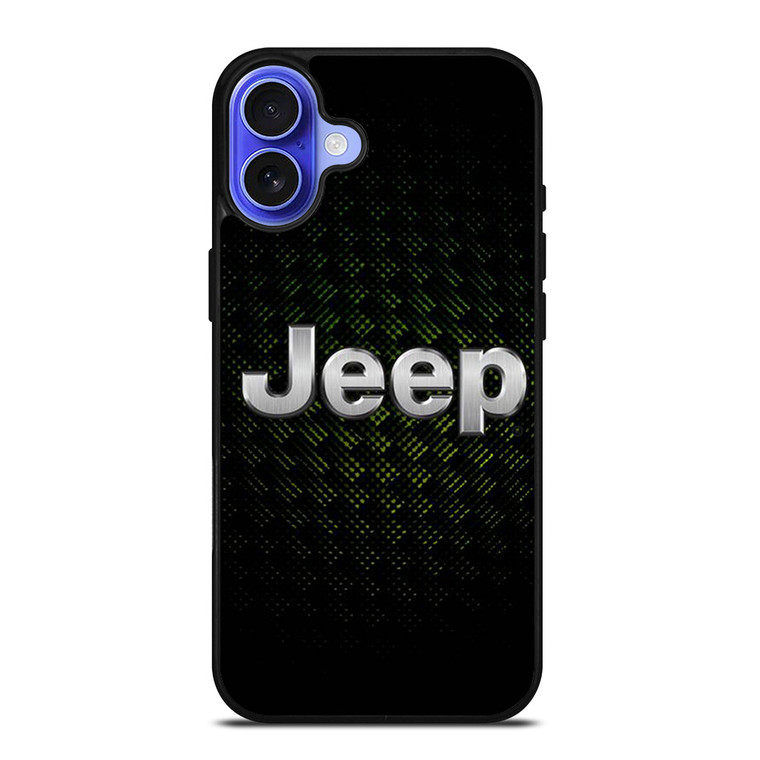 JEEP METAL LOGO iPhone 16 Case Cover