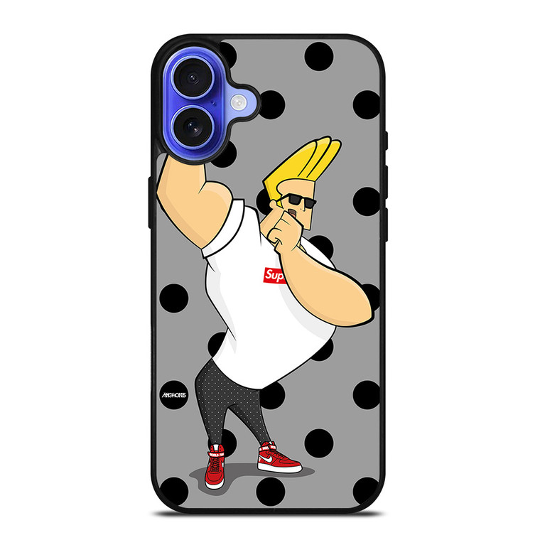 JOHNNY BRAVO CARTOON SUPREME iPhone 16 Case Cover